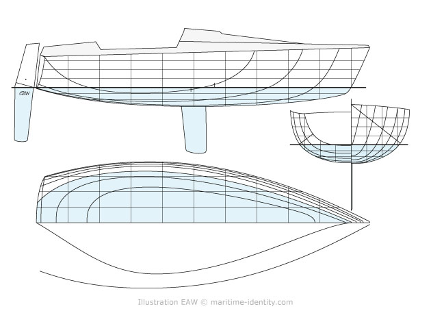 Dufour T7 lijnenplan lines